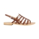 Sandale Plate Cuir Les Tropeziennes Herisson