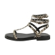 Sandale Plate Cuir Les Tropeziennes Coralie Leo