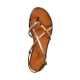 Sandale Plate Cuir Les Tropeziennes Monaco
