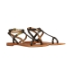 Sandale Plate Cuir Les Tropeziennes Hilan