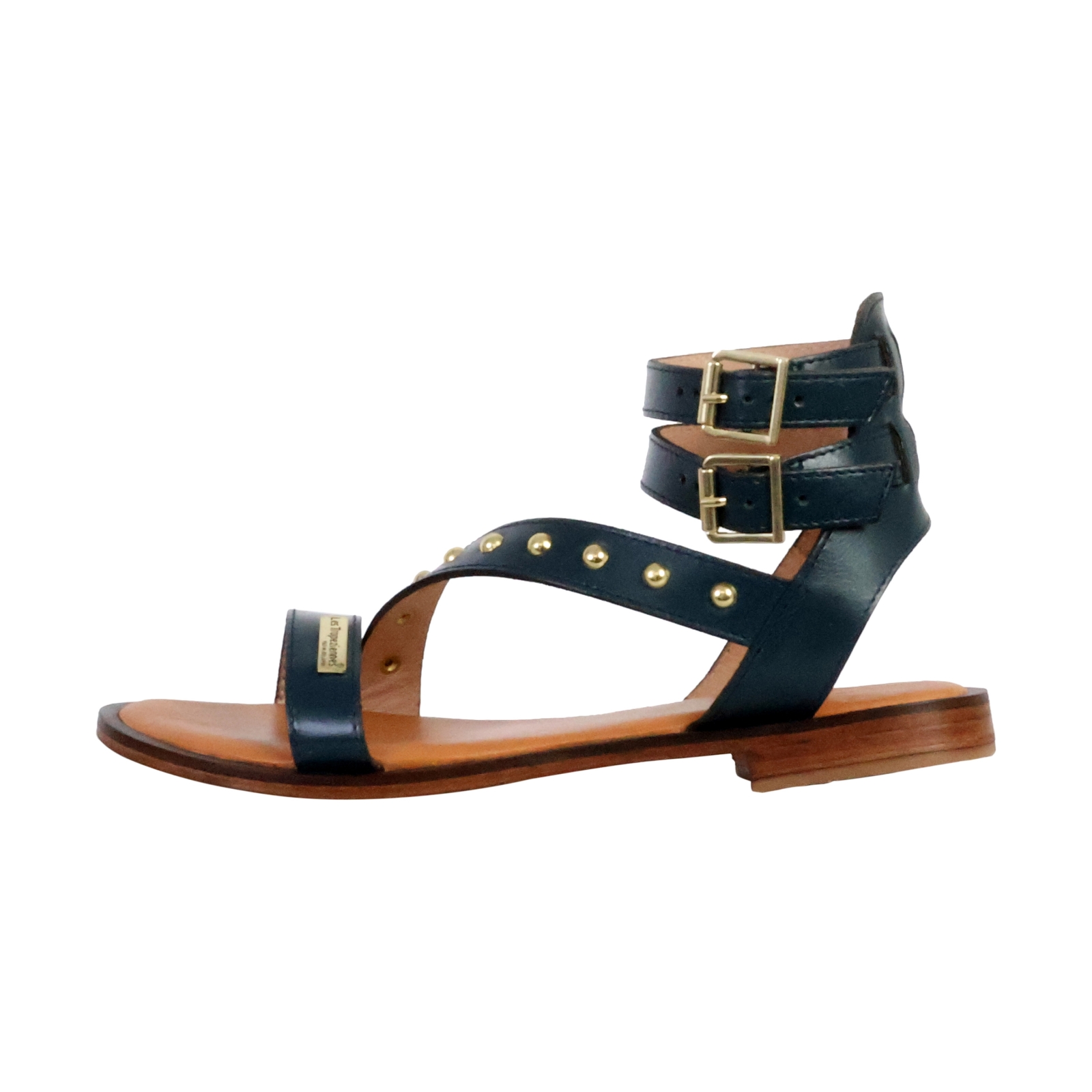 Sandale Plate Cuir Les Tropeziennes  Hecho