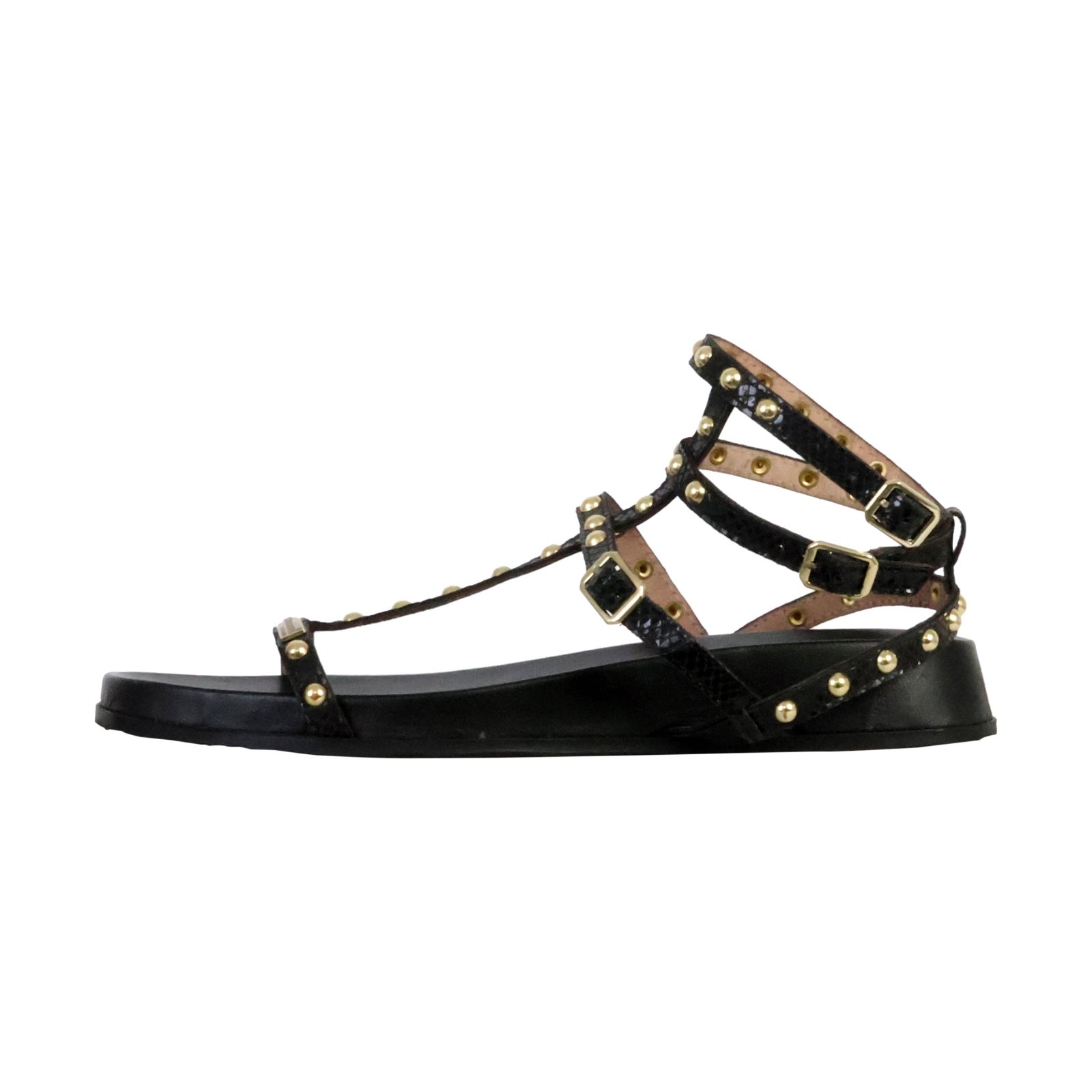 Sandale Plate Cuir Les Tropeziennes  Hecho