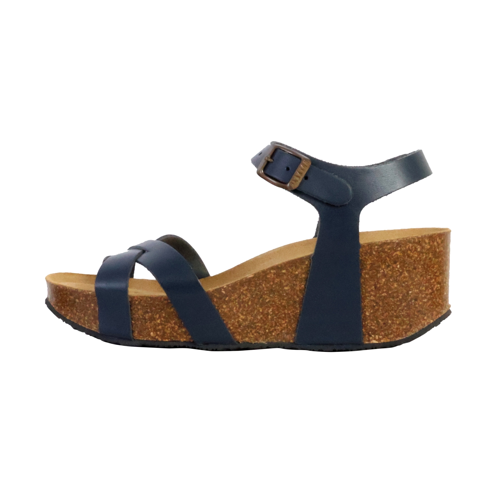 Sandale Compensée Cuir Plakton So Final