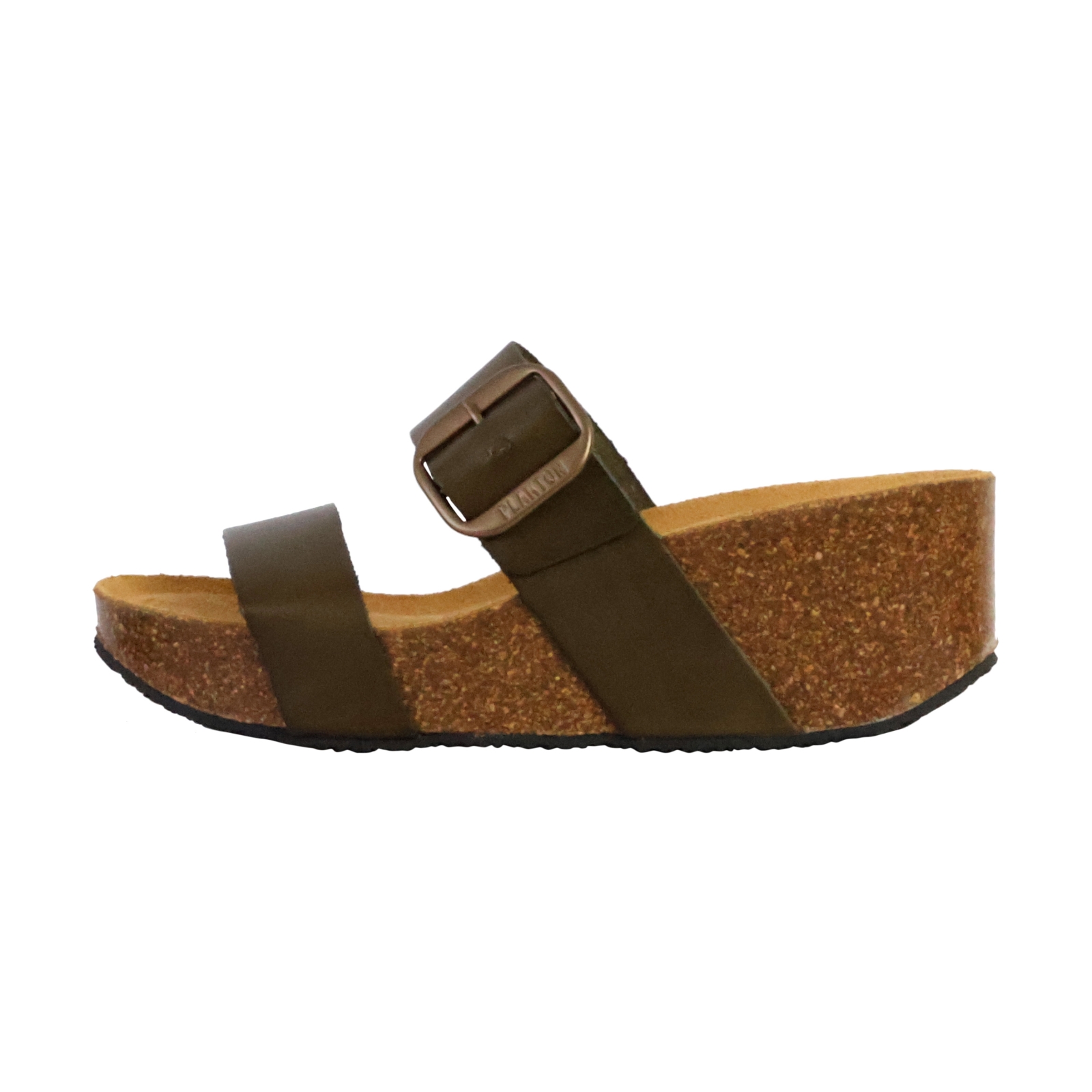 Sandale Compensée Cuir Plakton So Rock