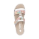 Sandales Plates Cuir Rieker