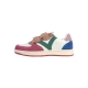 Basket Basse Cuir Scratch Enfant Victoria