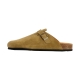 Mules Plate Cuir Natural World