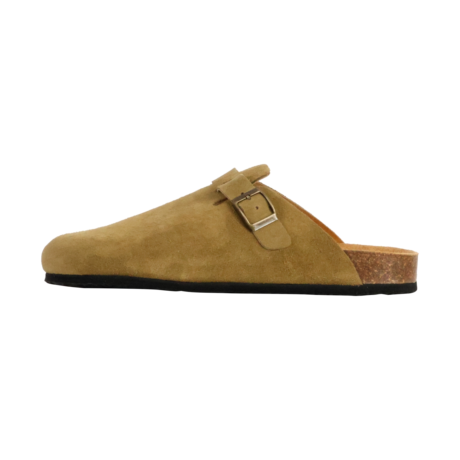 Mules Plate Cuir Natural World