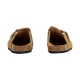 Mules Plate Cuir Natural World