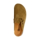 Mules Plate Cuir Natural World