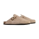 Mules Plate Cuir Natural World