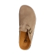 Mules Plate Cuir Natural World