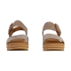 Sandales Compensées Cuir Gabor Satin Met