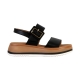 Sandales Compensées Cuir Gabor Foulardcalf