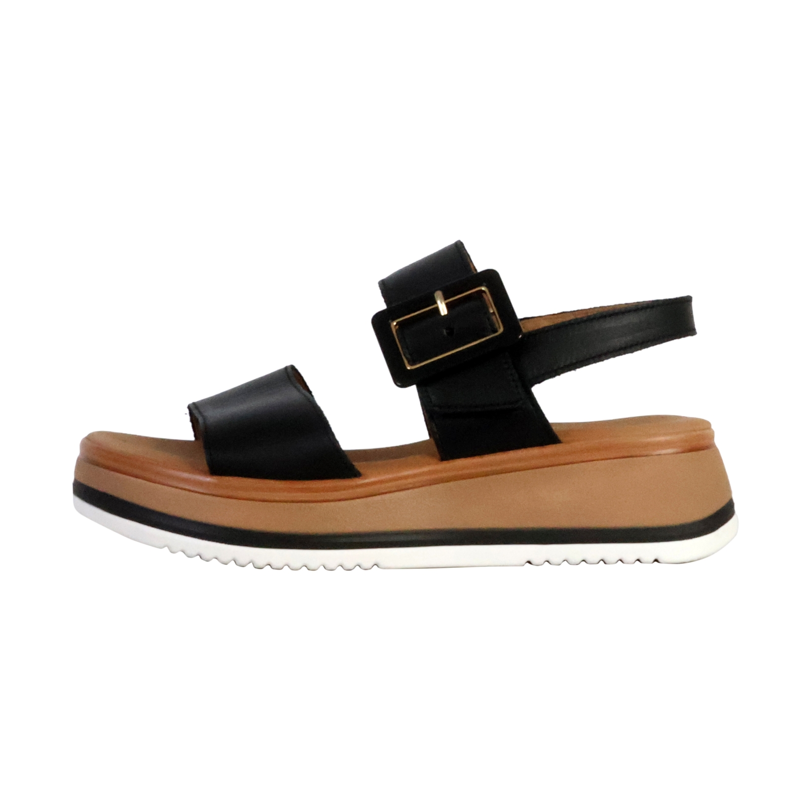 Sandales Compensées Cuir Gabor Foulardcalf