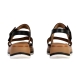Sandales Compensées Cuir Gabor Foulardcalf
