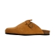 Mules Plate Cuir Natural World