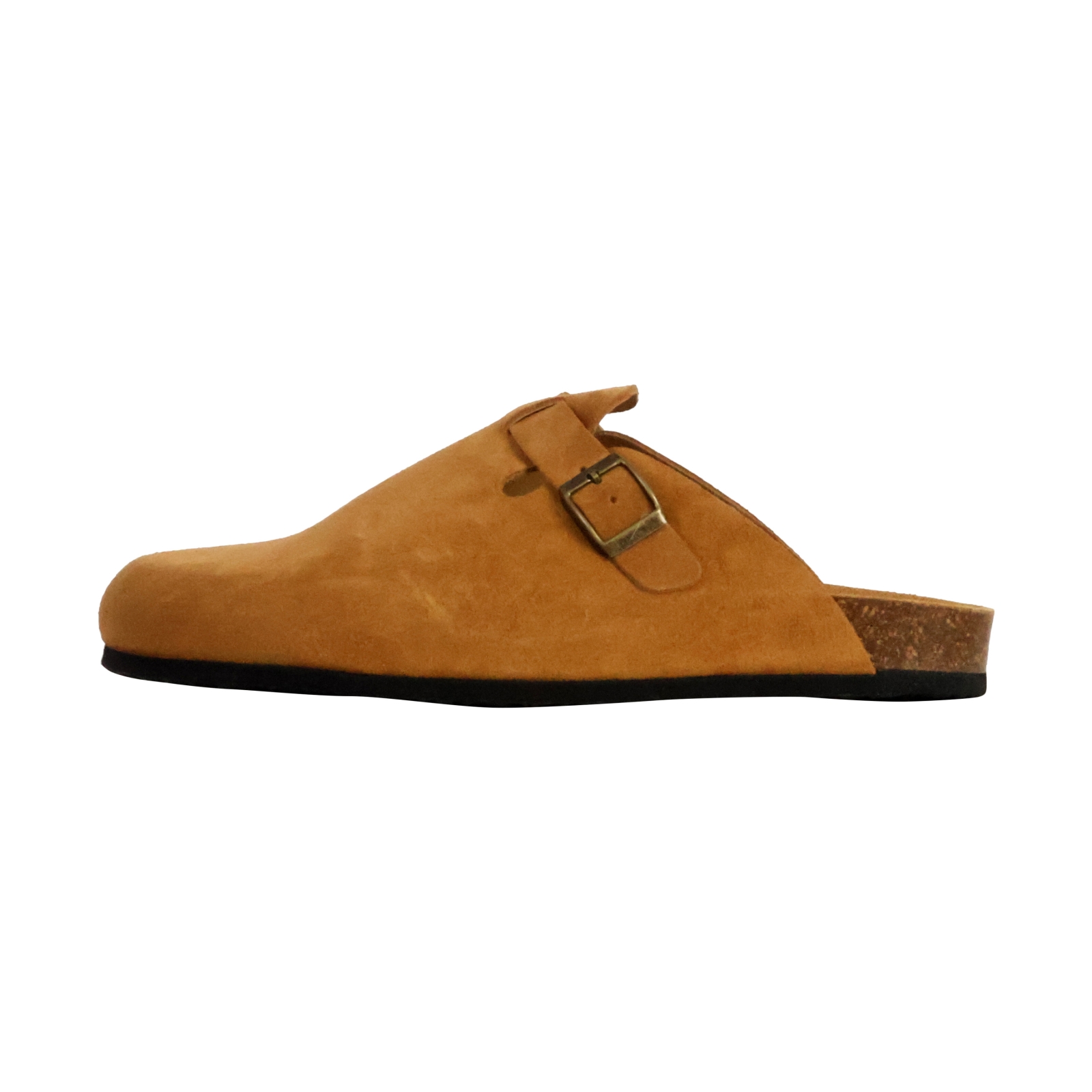 Mules Plate Cuir Natural World