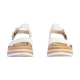 Sandales Compensées Cuir Gabor Flecht Twist/Nappa
