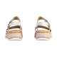 Sandales Compensées Cuir Gabor Flecht Twist/Nappa