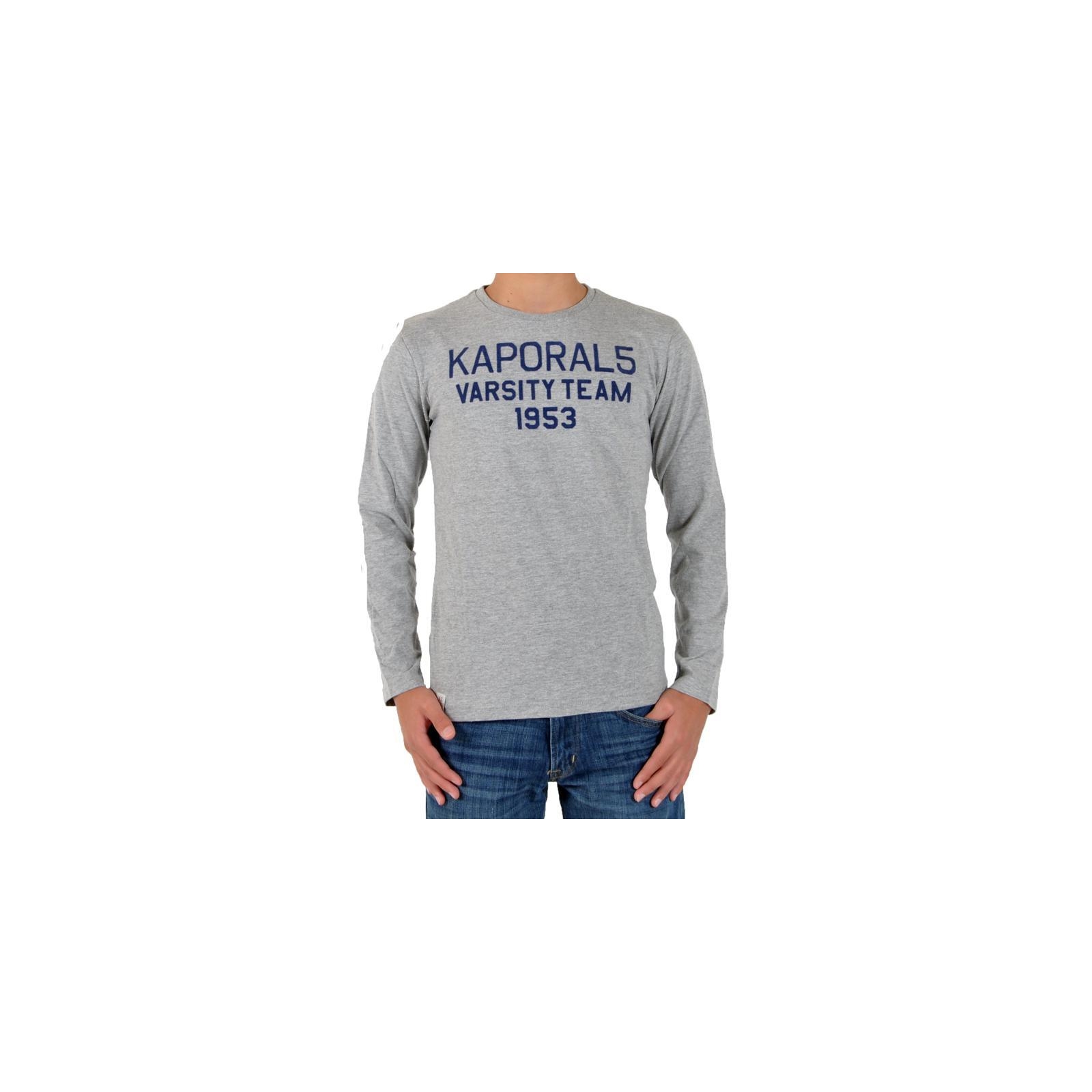 Tee Shirt Kaporal Enfant Manches Longues Alban Gris