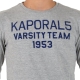 Tee Shirt Kaporal Enfant Manches Longues Alban Gris