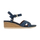Sandales Compensées Cuir Geox Ischia Corda