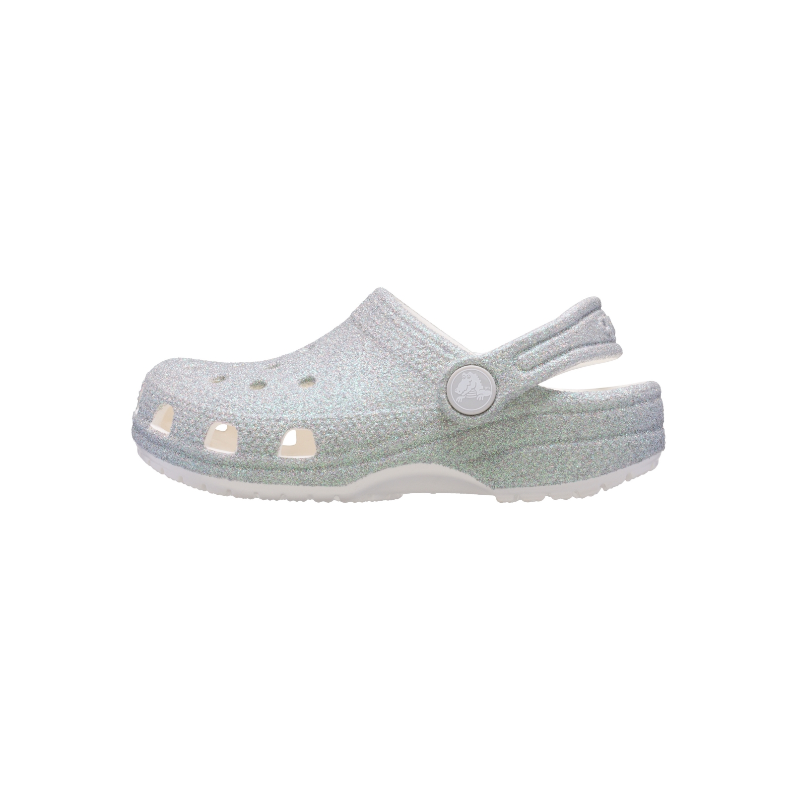 Sabot Enfant à bride Crocs Classic Iridescent Glitter
