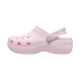 Sabot à Enfiler Crocs Classic Platform Pearl