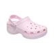 Sabot à Enfiler Crocs Classic Platform Pearl