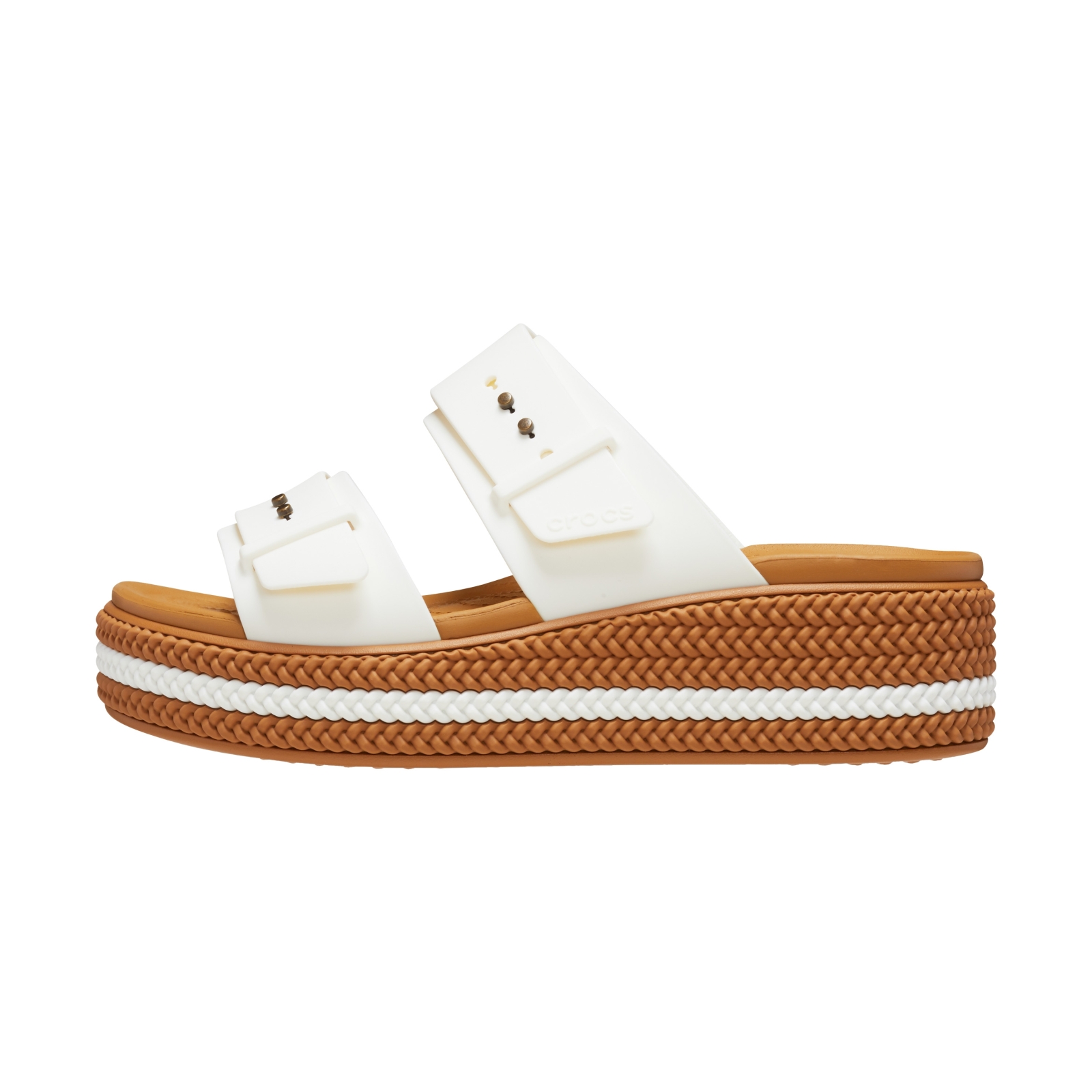 Sandales à Enfiler Crocs Brooklyn Woven Buckle