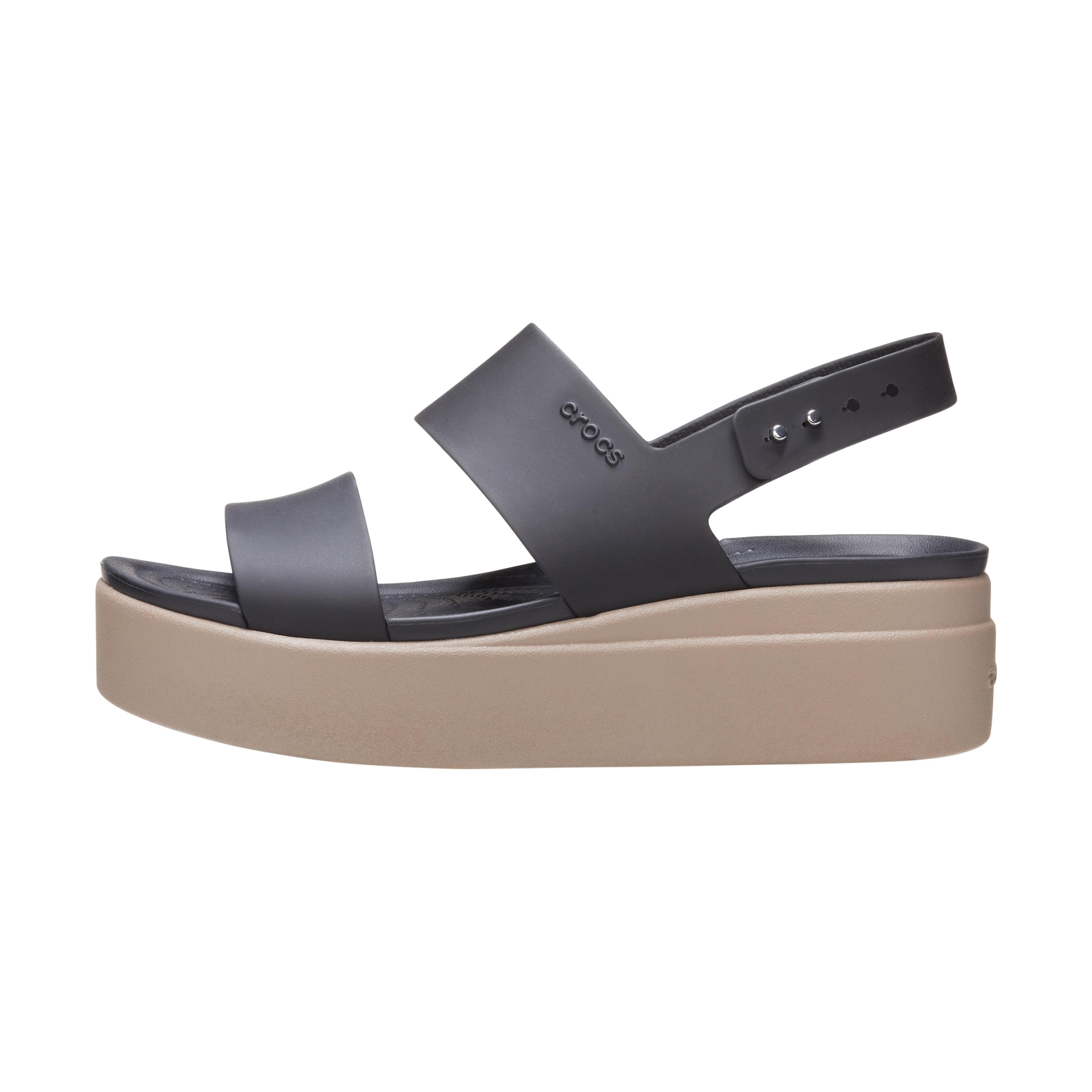Sandales à Boucle Crocs Brooklyn Low Wedge