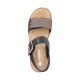 Sandales Compensés Cuir Rieker Rimo