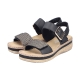 Sandales Compensés Cuir Rieker Rimo