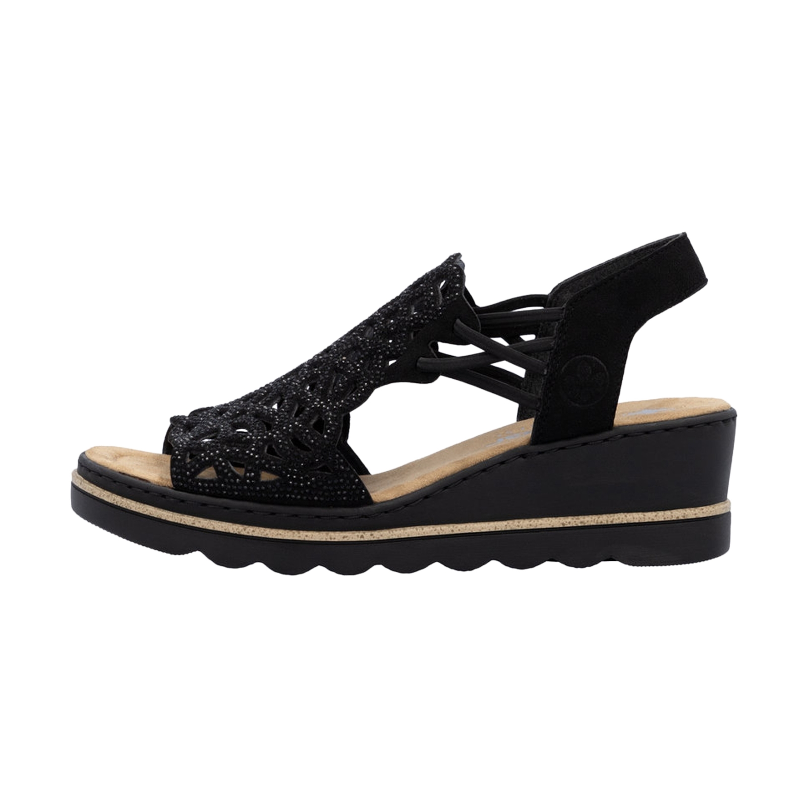 Sandales Compensés Rieker Microstrech