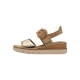 Sandales Compensé Cuir Tamaris