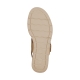 Sandales Compensé Cuir Tamaris