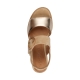 Sandales Compensé Cuir Tamaris