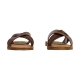 Mules Plates Cuir Kaporal Janel