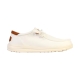 Moccassin Cuir Hey Dude Paul Canvas