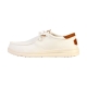 Moccassin Cuir Hey Dude Paul Canvas
