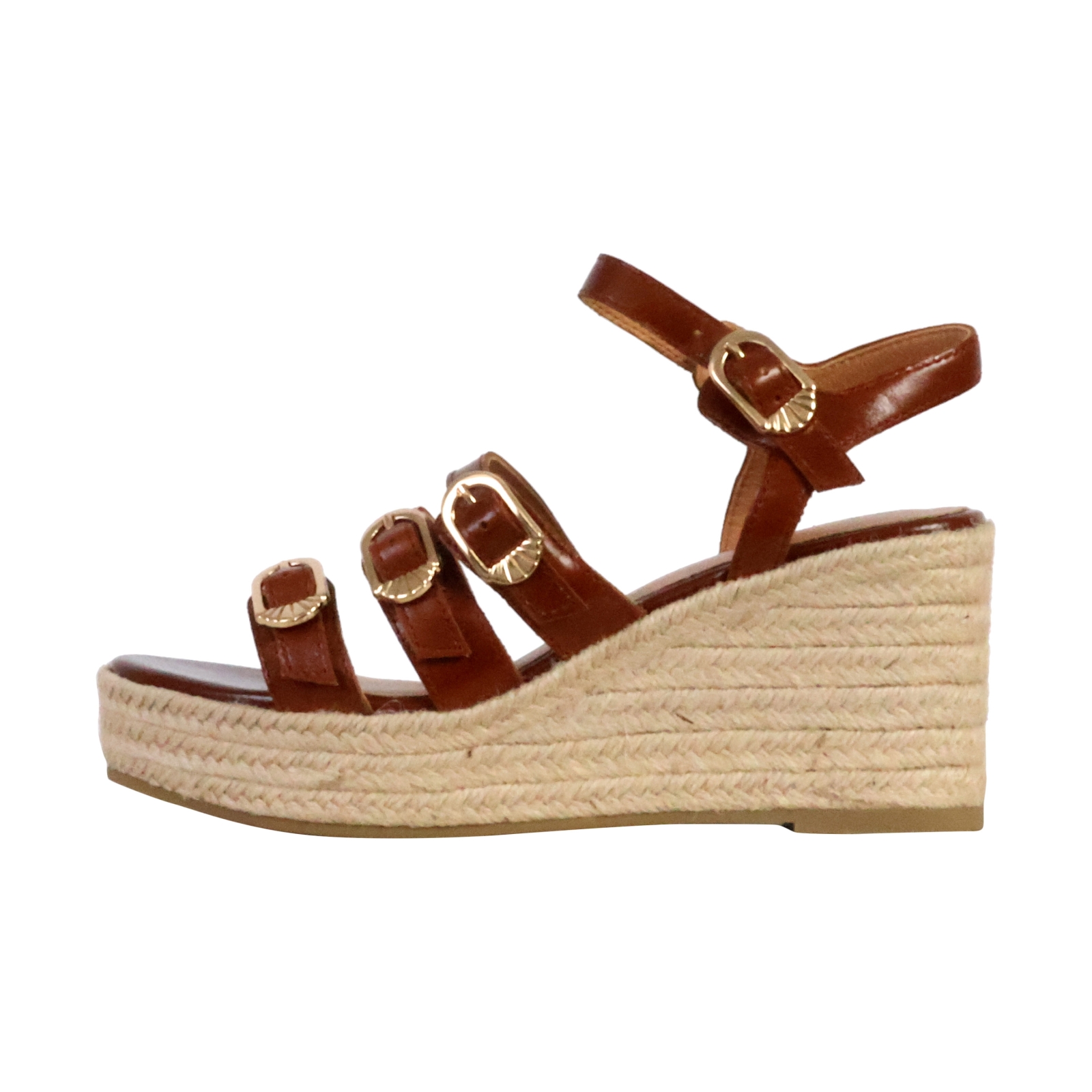 Sandales Compensées Cuir Emilie Karston Talia