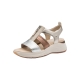 Sandales Compensé Cuir Tamaris