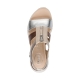 Sandales Compensé Cuir Tamaris