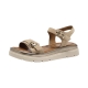 Sandales Compensé Cuir Tamaris