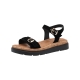 Sandales Compensé Cuir Tamaris
