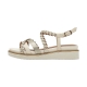 Sandales Compensé Cuir Tamaris
