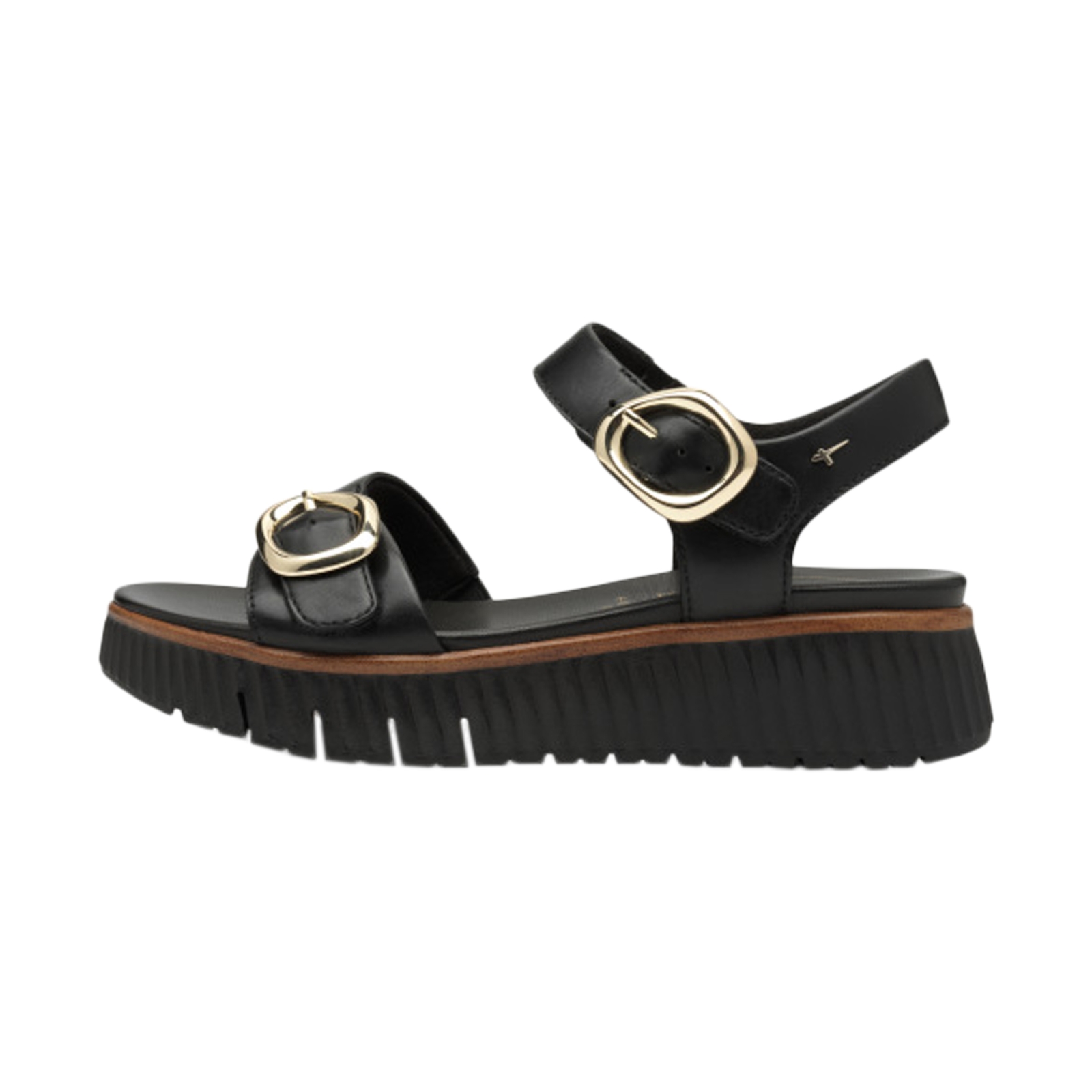 Sandales Compensé Cuir Tamaris Comfort