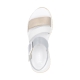 Sandales Compensé Cuir Rieker Reply