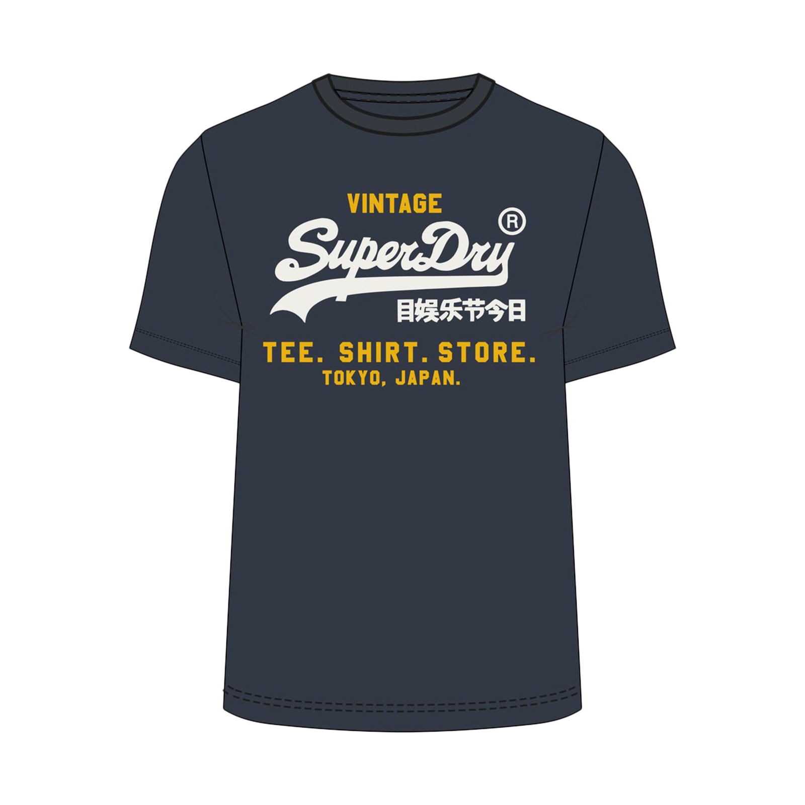 Tee Shirt Superdry Vl Heritage Relaxed Tee
